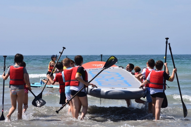 Preparando todo para los deportes acuáticos