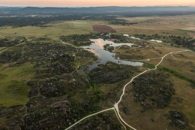 Los bonitos paisajes a nuestros pies