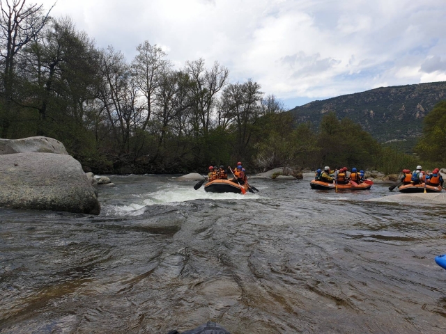 Uno de los tramos del río, caracterizado por su tranquilidad