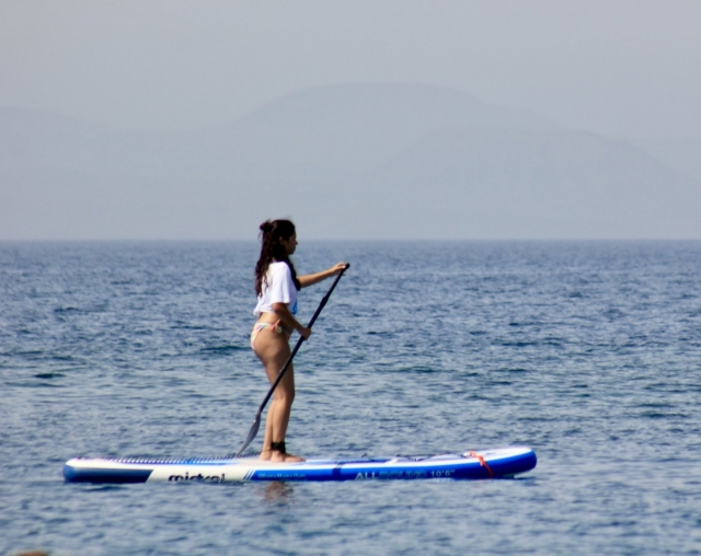  Sailing on the board 