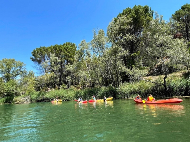 Disfrutando del paisaje del río Tajo