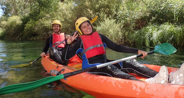 Kayak biplaza y remo bipala