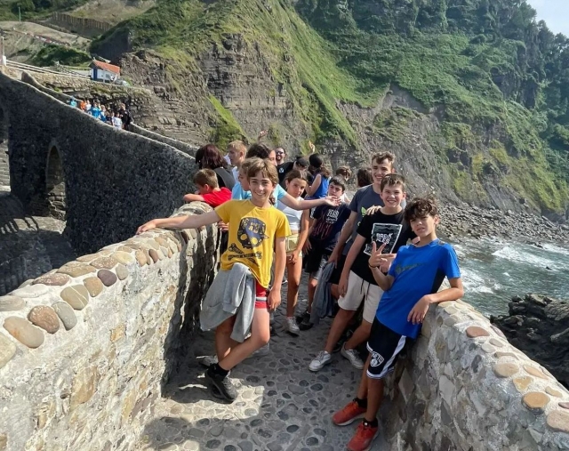 One of the many excursions that we will take, in this case to San Juan de Gaztelugache 