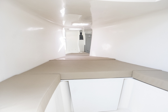 Interior do barco 
