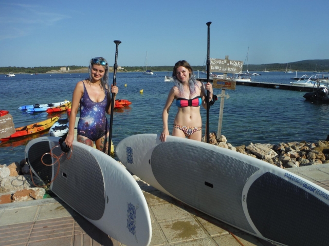 Paddle-Surf-Verleih in Fornells, 1 Tag