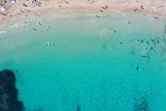 Las playas de Ibiza desde el cielo