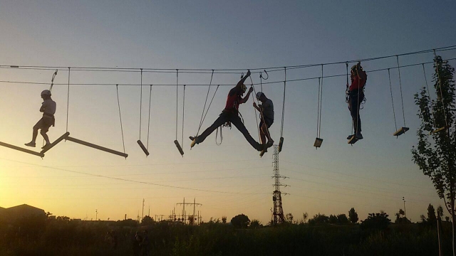  The next hanging bridge will put tests the skill of the participants