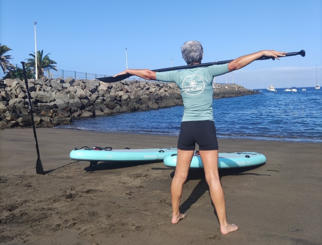 Listos para una clase de SUP