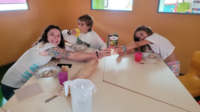  Mangiare con l'istruttore 