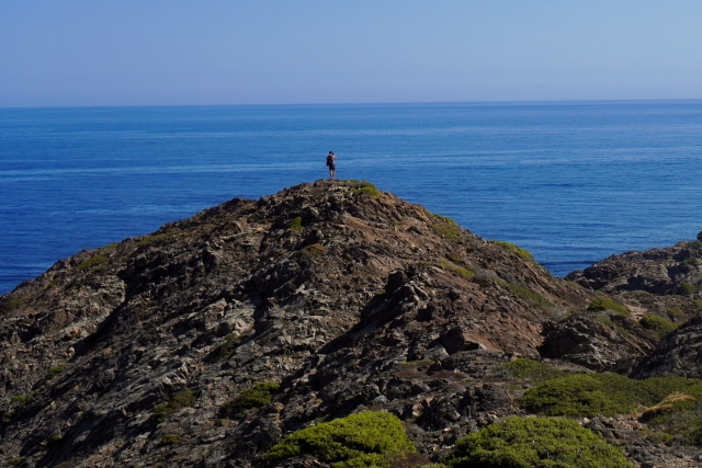 Las vistas de la Costa Brava desde las montañas