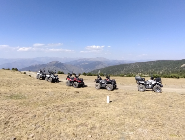 Quads en fila