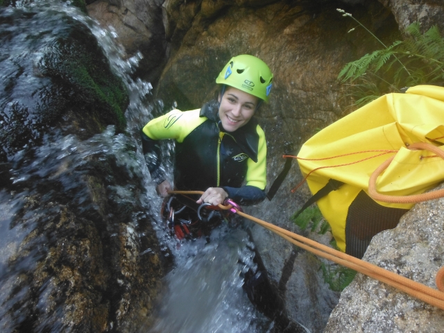 Barranquismo en el río Cortella