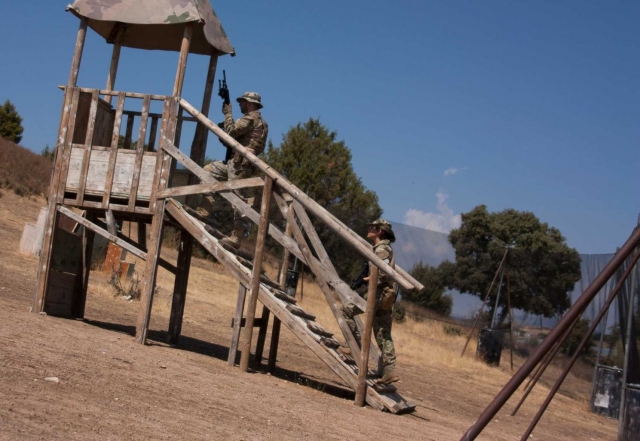  On the airsoft battlefield 