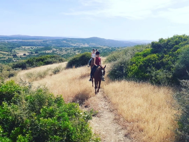  Durante le nostre passeggiate a cavallo 