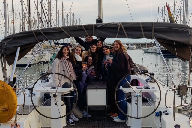 Amigas disfrutando del taller