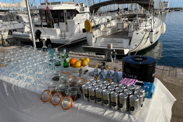 Todo listo para el taller de gintonic