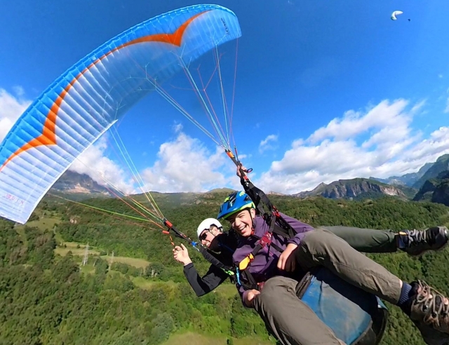 Diversión con el parapenle