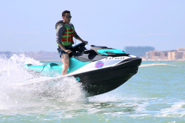 Ruta en jet ski por Murcia