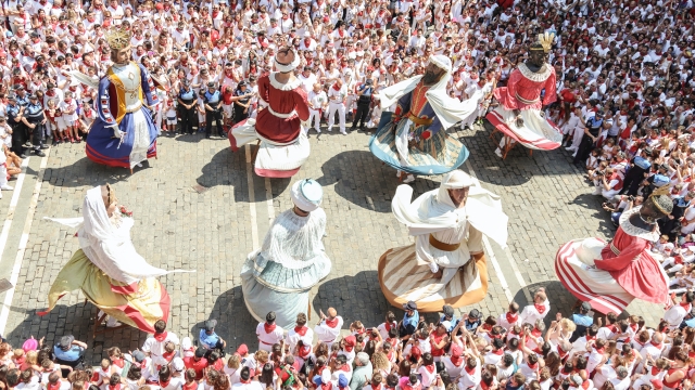  Sanfermines from above 