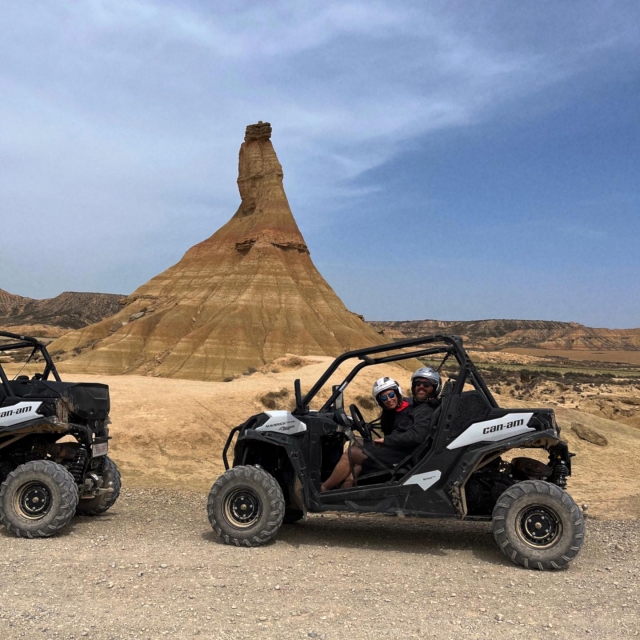  Vor den Formationen in Bardenas Real 