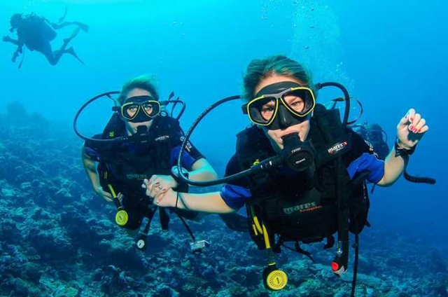 Inmersión de buceo en calpe
