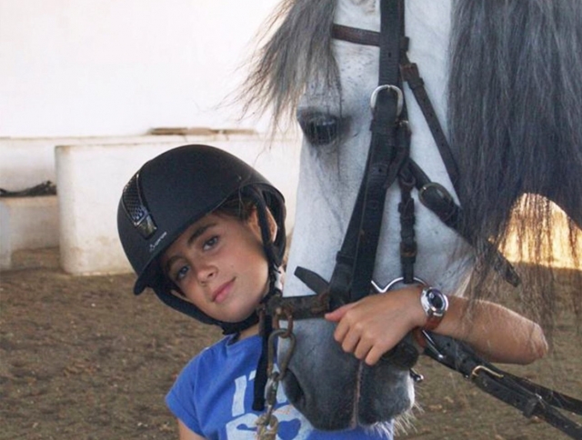  Girl with one of our horses