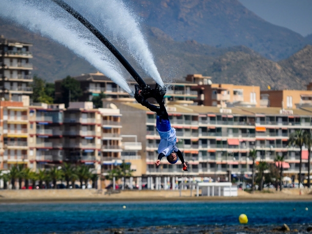 Diversión con el flyboard