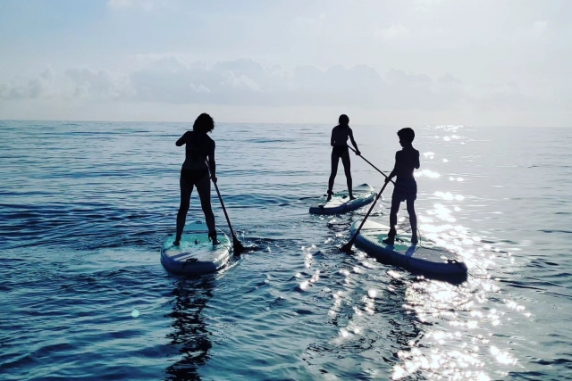 SUP con amigos