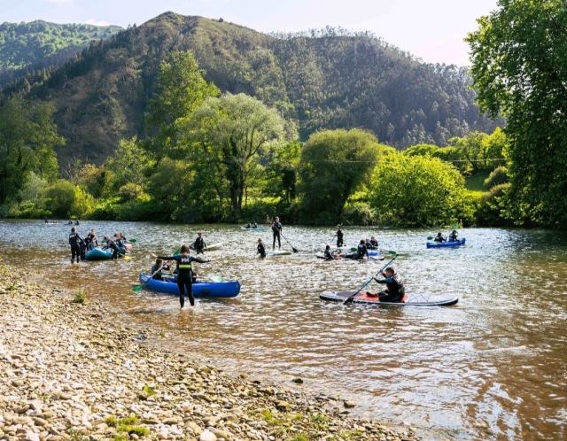  Paddelsurfen in Ribadesella