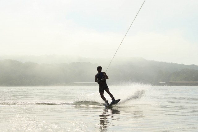 Wakeboard en la playa de Pals