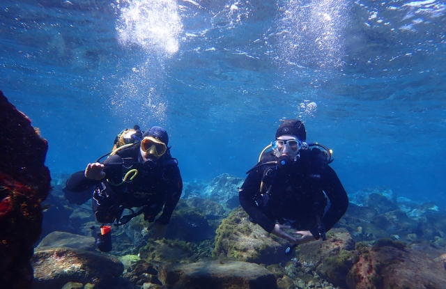  Scuca Diver course in the Atlantic