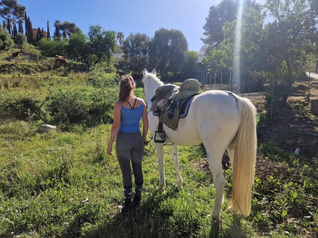 Paseo a caballo por los caminos de Málaga