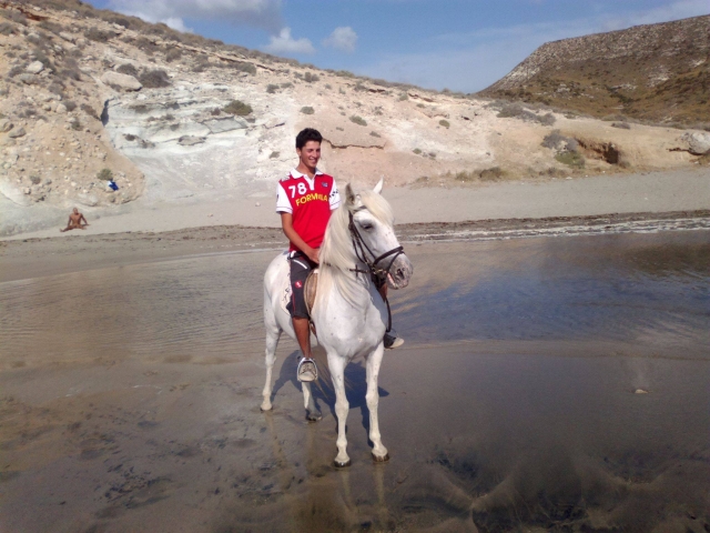 Paseo a caballo por la costa almeriene