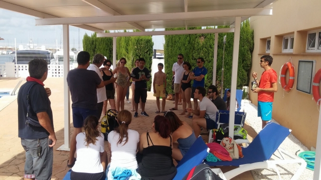  Erster Tauchgang in Murcia 