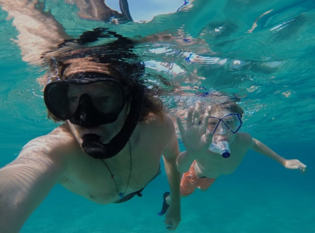  Snorkeling with the family