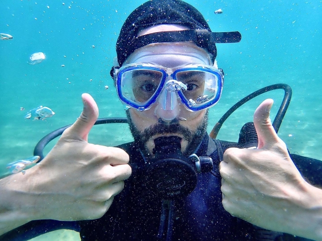  Battesimo delle immersioni nella spiaggia di Sant Sebastia