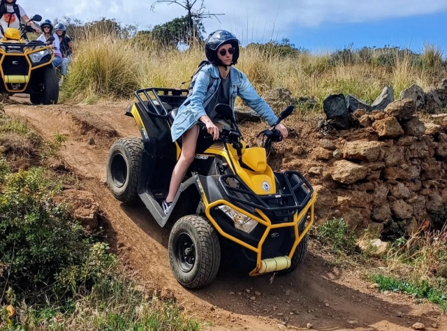  Un quad route à travers la vallée d'Orotava