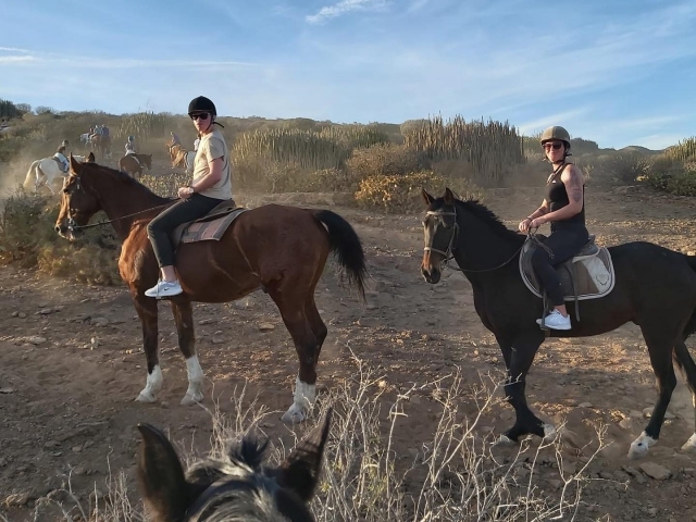 Paseo a caballo por las dunas de Maspalomas