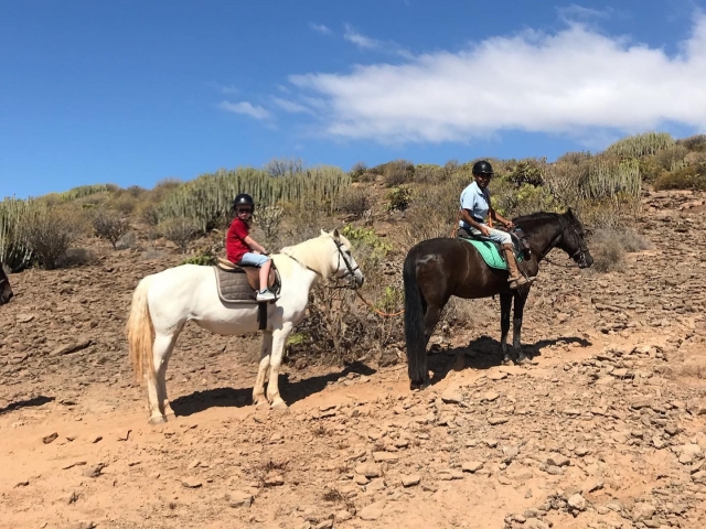 Cabalga por el parque de Maspalomas