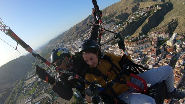 Vuelo de parapente sierra almeriense