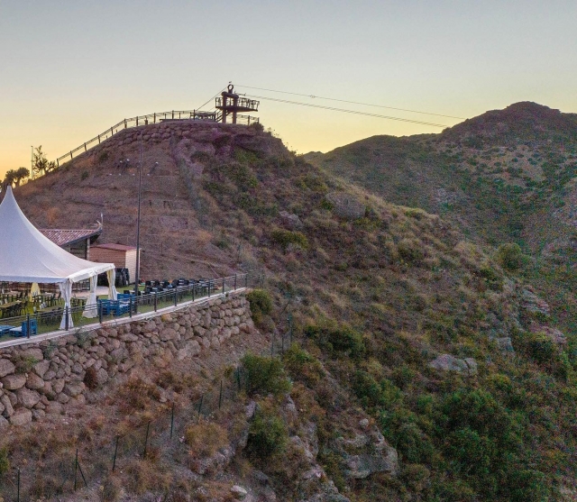  Altura da Zipline 