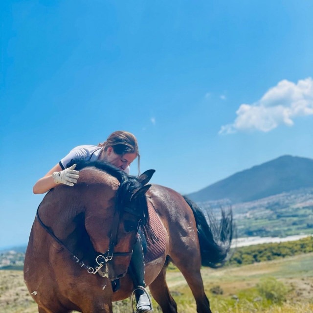 Ruta clase de equitación