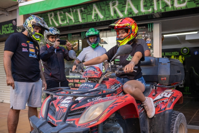  Partenza da El Arenal in quad