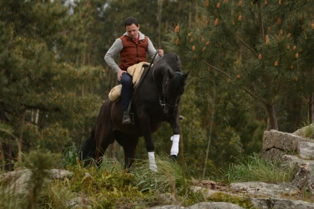 Paseo a caballo por caminos de O Grove