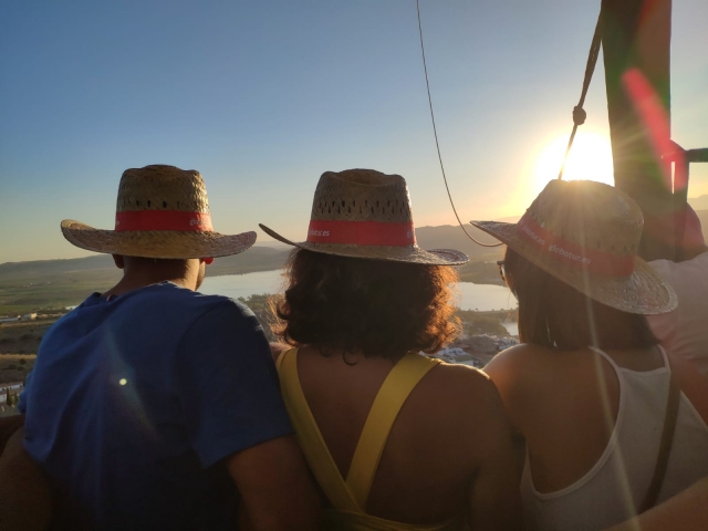 Paseo en globo con vistas a la ciudad de Ronda