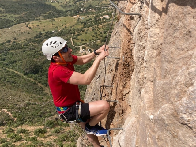  Doing the via ferrata 
