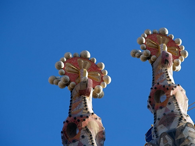 Detalles torres Sagrada Familia