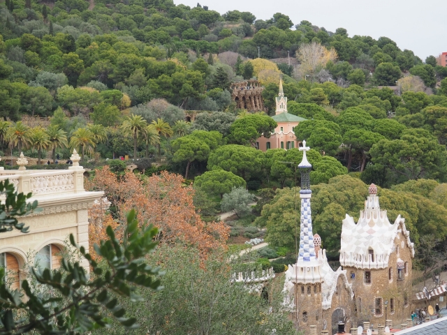  Construções do Parque Güell 