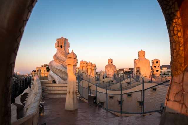  Roof of La Pedrera