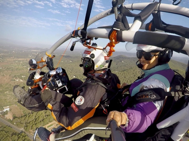 Experiência de voar um parapente motorizado